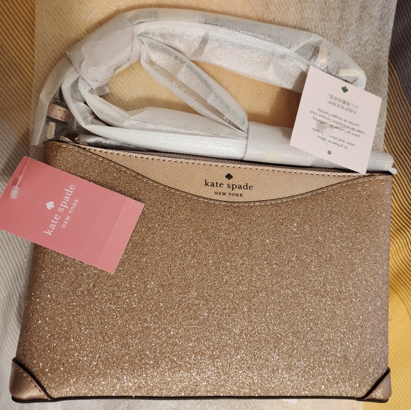 Kate Spade Rosegold Crossbody Bag NWT - Picture 2 of 5